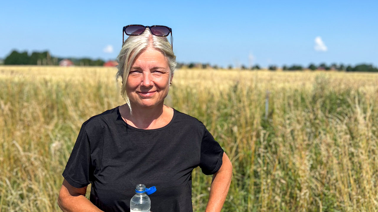 Kicki på vandring i Axvall