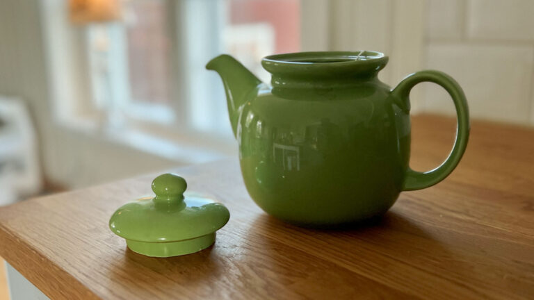 stilla livet slow living med en kopp te